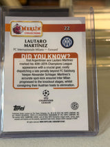 Lautaro Martínez back - 2024/25 Topps Merlin UEFA Club Competitions 07/25