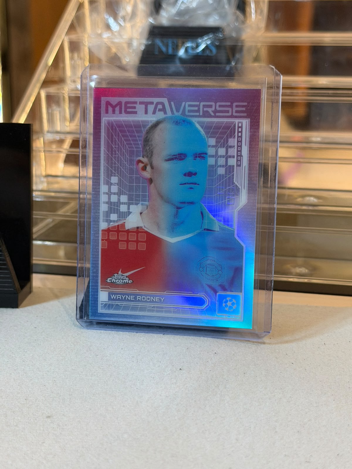 Wayne Rooney - 2026 Topps Chrome UEFA Champions League Metaverse MV-12 - Front