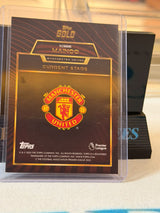 Kobbie Mainoo 17/25 – Current Stars (Orange) Manchester United trading card, back