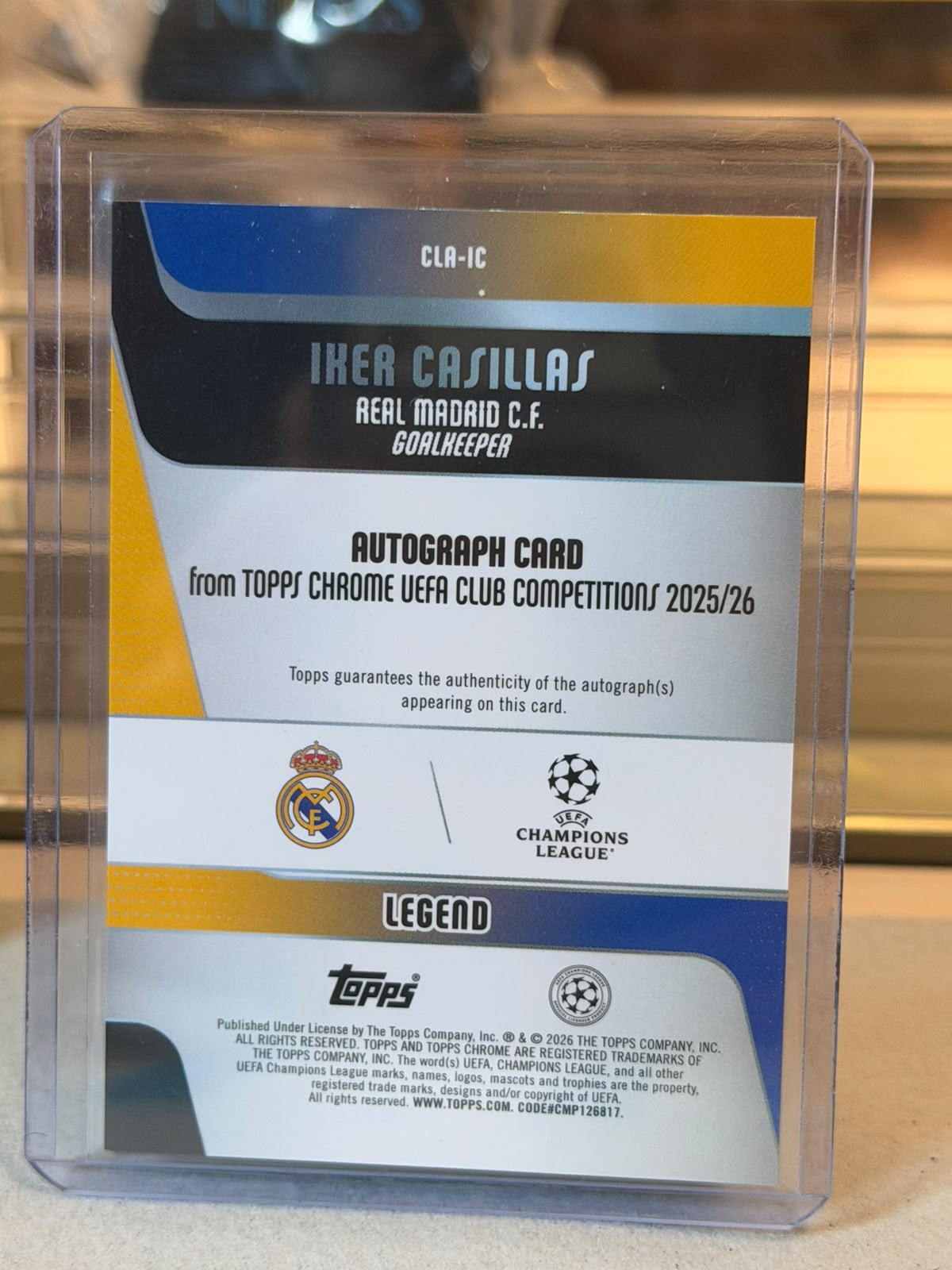 Iker Casillas back
