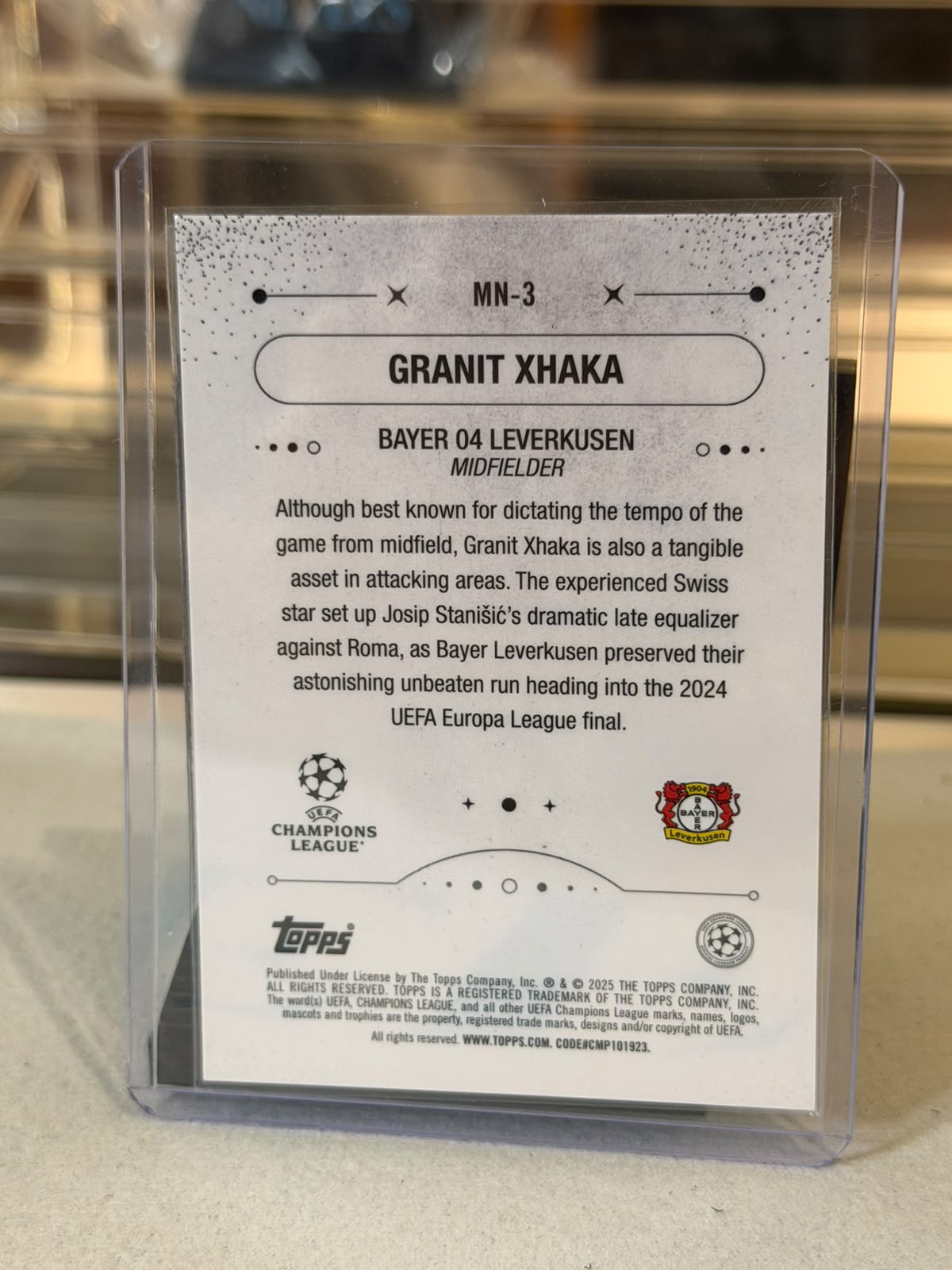 Granit Xhaka - back
