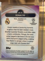 Ronaldo back - 2024/25 Topps Merlin UEFA Club Competitions Ageless Alchemy 150/150