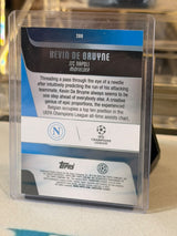 Kevin De Bruyne Napoli 2025-26 Topps Chrome UEFA Champions League Crystal Shard Refractor 05/10 card back