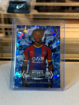 Wilfried Zaha C0000606 front - Wilfried Zaha #SS-7 – Crystal Palace – Sapphire Selections Blue Crystal Refractor – 2026 Topps Chrome Premier League