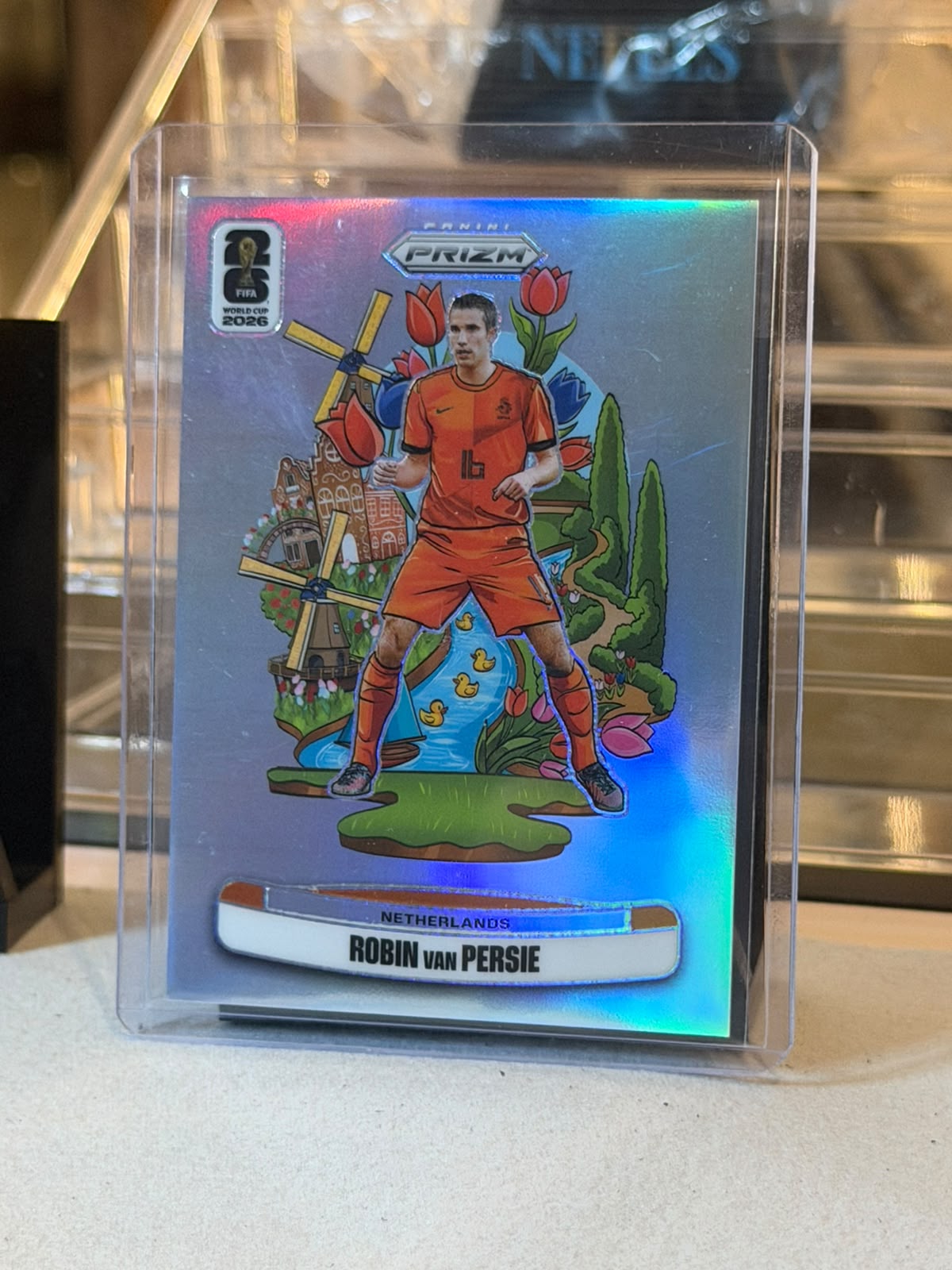 Robin van Persie - 2026 Panini Prizm FIFA World Cup 2026 Soccer National Landmarks No.25 - Front