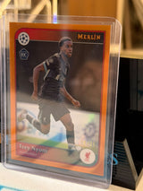 Trey Nyoni 16/25 Base #98, Orange parallel – 2024/25 Topps Merlin Collections, front