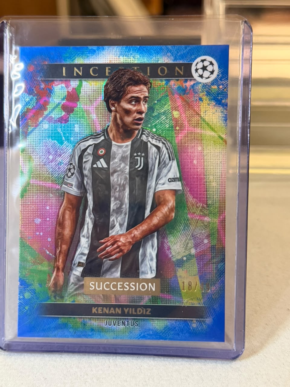 Kenan Yıldız front - 2024/25 Topps Inception UEFA Club Competitions 18/49