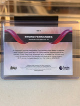 Bruno Fernandes - Manchester United - 2026 Topps Chrome Premier League Helix HX-7 (back)