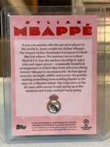 Kylian Mbappé back - 2024/25 Topps Deco UEFA Club Competitions Artistry 04/10