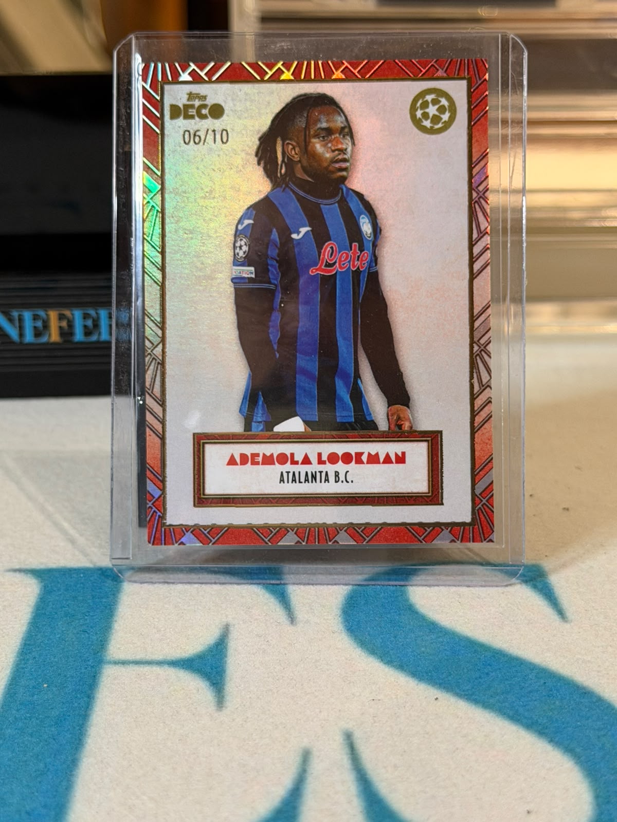 Ademola Lookman front - 2024/25 Topps Deco UEFA Club Competitions 06/10