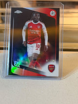 Eberechi Eze 2025/26 Topps Chrome UEFA Champions League Red refractor - front