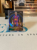 Lamine Yamal 007/150 Finest of the Millennium – 2026 Topps Finest – FC Barcelona trading card, front