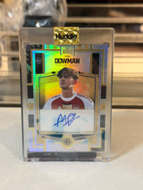 Max Dowman Arsenal Topps UEFA Club Competitions Gold Future Stars 1 of 1 rookie autograph card front
