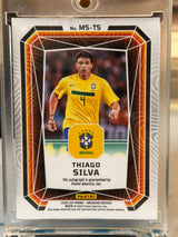 Thiago Silva MS-TS Green/Orange – Brazil trading card, back