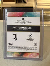 Weston McKennie back - 2024/25 Topps Inception UEFA Club Competitions 12/25