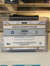 Federico Dimarco back - 2025/26 Topps Inception UEFA Club Competitions Inception Autograph Patch Card #IAP-FD 09/10