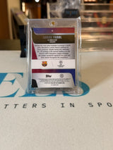 Lamine Yamal 19/50 Base/refractor, card #10 – 2024/25 Topps Chrome UEFA Club Competitions – FC Barcelona trading card, back