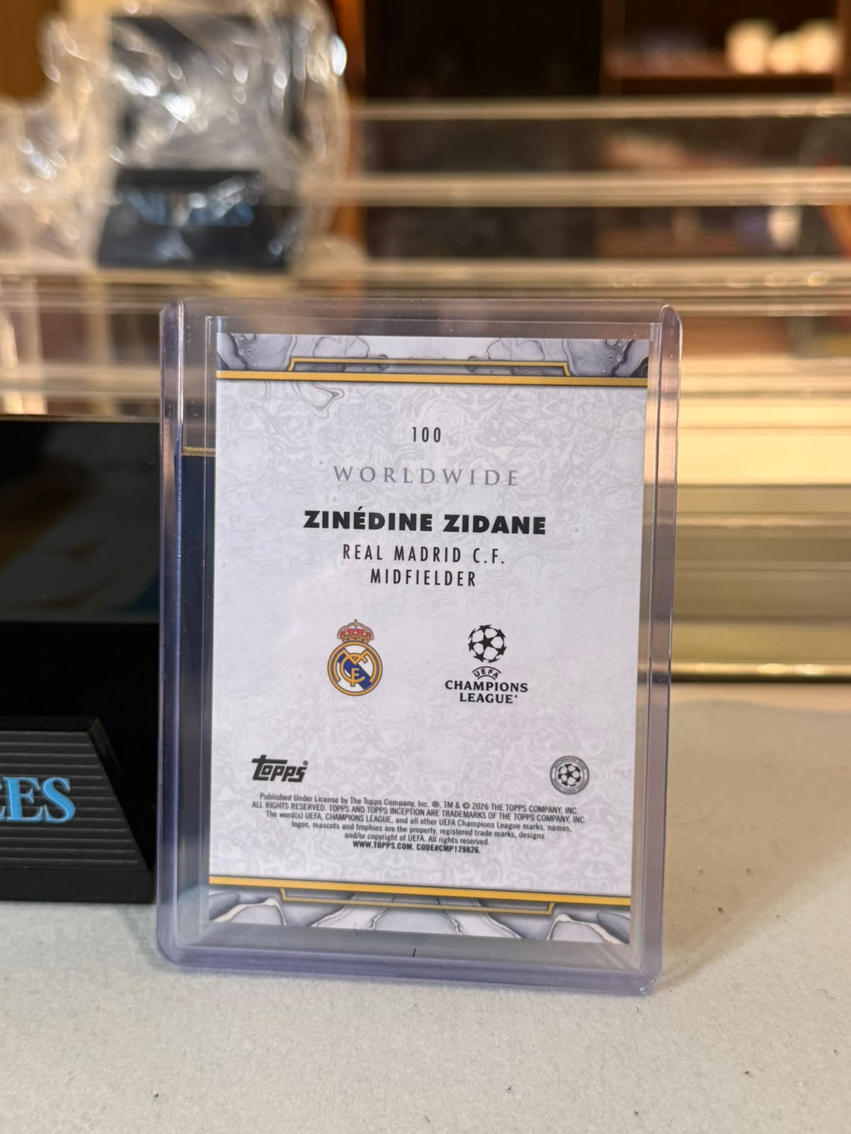 Zinedine Zidane Real Madrid C0000828 front