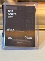 Luis Suarez Liverpool Locked In insert card back, 2026 Topps Chrome Premier League #LI-27