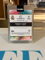 Zinédine Zidane back - 2024/25 Topps Inception UEFA Club Competitions Legacy Autograph 07/10