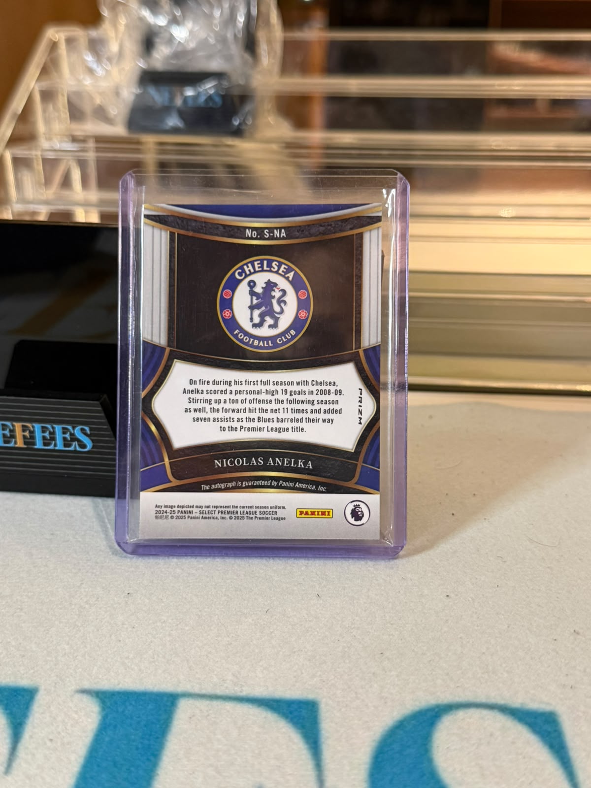 Nicolas Anelka Chelsea C0000841 back