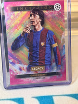 Johan Cruyff 64/75 Legacy (#86) – Topps Inception UEFA Club Competitions 2024/25 – FC Barcelona trading card, front