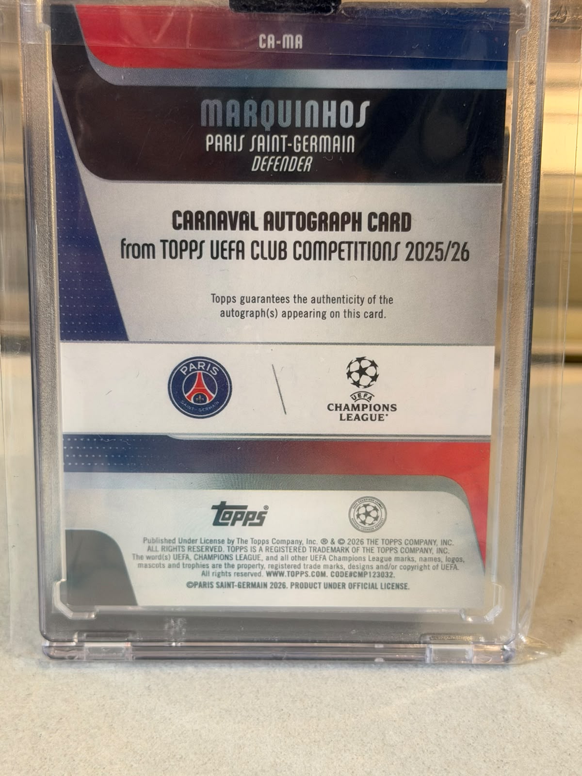 Marquinhos - back
