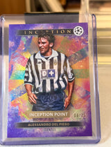 Alessandro Del Piero front - 2024/25 Topps Inception UEFA Club Competitions 08/25