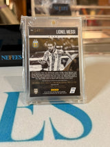 Lionel Messi 03/35 – Argentina trading card, back