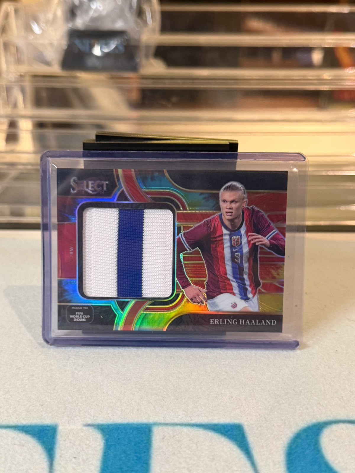 Erling Haaland Norway 2025-26 Panini Select Jumbo Swatches 08/25 - front