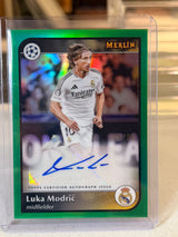 Luka Modrić front - 2024/25 Topps Merlin UEFA Club Competitions Autograph 25/99