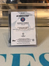 Ousmane Dembele Paris Saint-Germain Topps Chrome UEFA Ultimate Stage Autograph card image B - C0000693