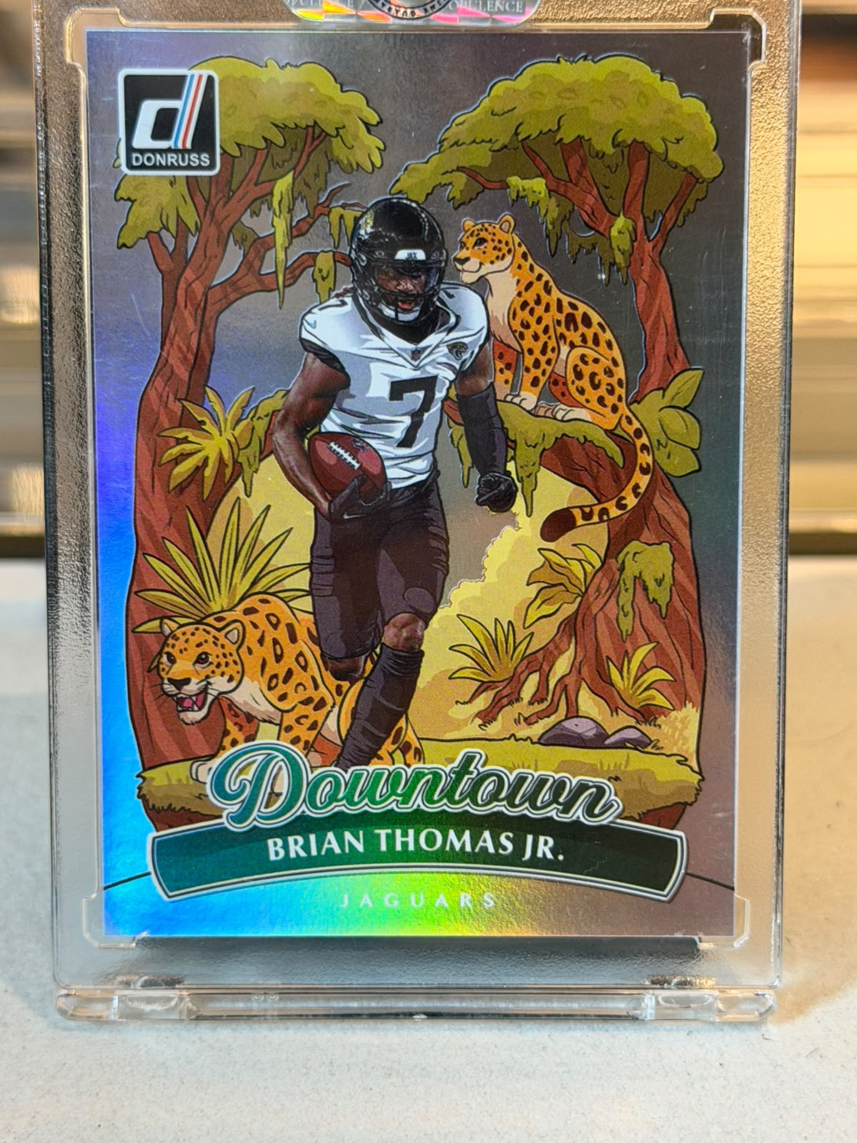 Brian Thomas Jr. Downtown #2 2025 Panini Donruss Football - Jacksonville Jaguars - front