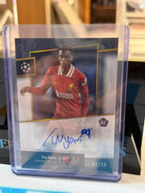 Trey Nyoni 49/50 Archival Autograph (AA-TN3) – 2025 Topps Museum Collection UEFA Club Competitions 2024/25, front