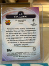 Ronaldinho 051/150 Ageless Alchemy – Topps Merlin UEFA Club Competitions 2024/25 – FC Barcelona trading card, back