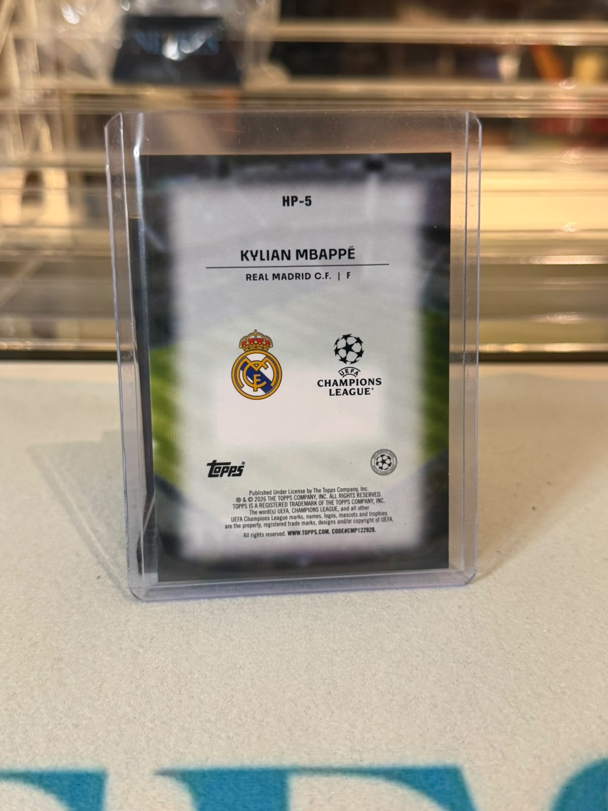 Kylian Mbappé - back