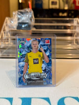 Erling Haaland Borussia Dortmund, 2026 Topps Chrome Bundesliga, Sapphire Selections SAP-1 blue sapphire refractor, front