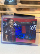Bradley Barcola 2025/26 Topps UEFA Club Competitions Topps Superstar Relic - front
