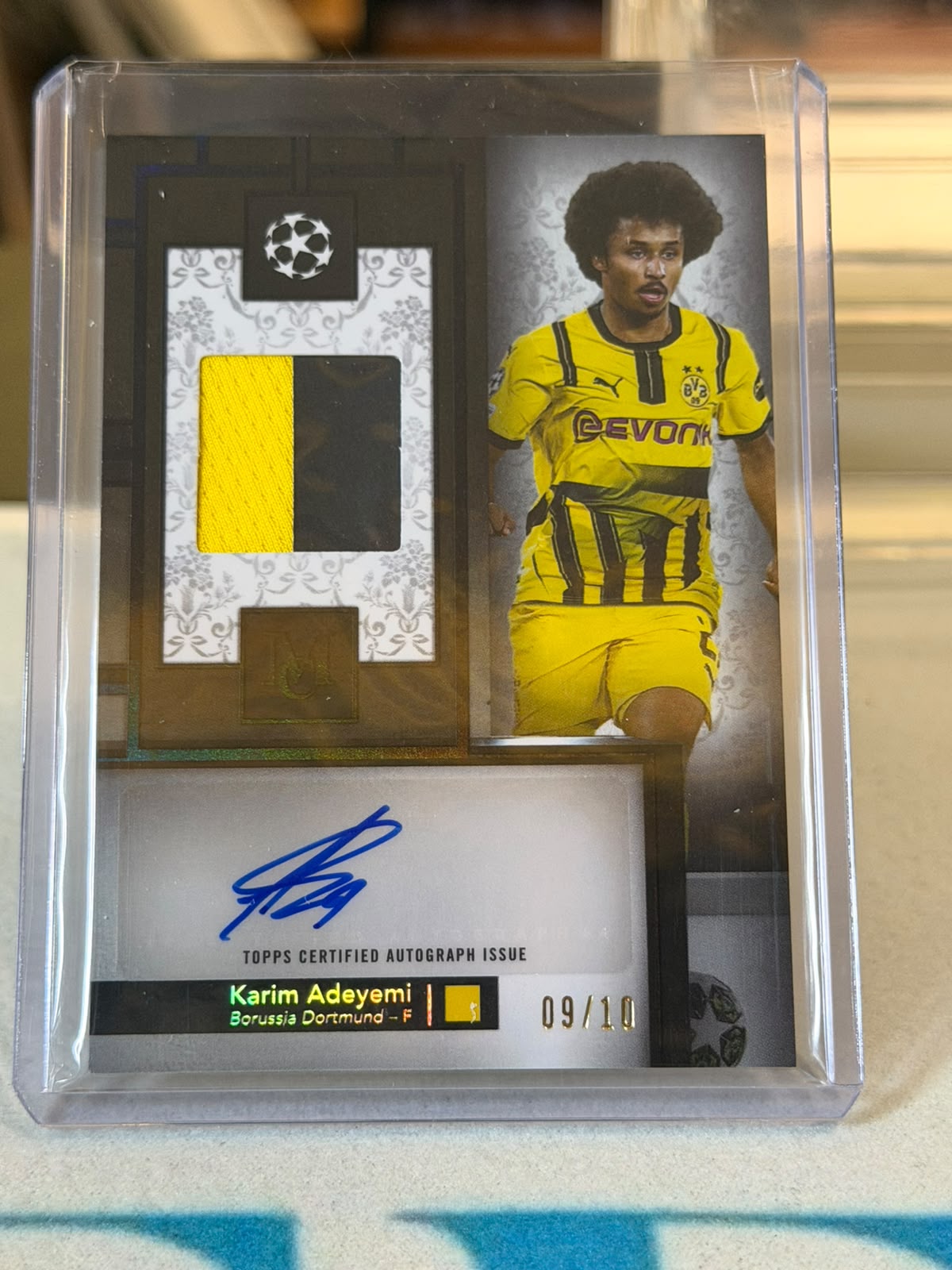 Karim Adeyemi front - 2024/25 Topps Museum Collection UEFA Club Competitions 09/10