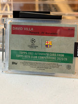 C0000643 David Villa Barcelona Legend Topps Chrome UCC 25/26 1955 Autograph 55-DV 10/50 back