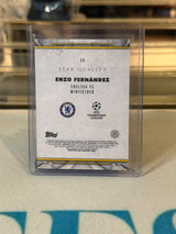 Enzo Fernandez Chelsea 2025-26 Topps Inception UEFA Champions League Star Quality Pink Parallel 117/125 card back