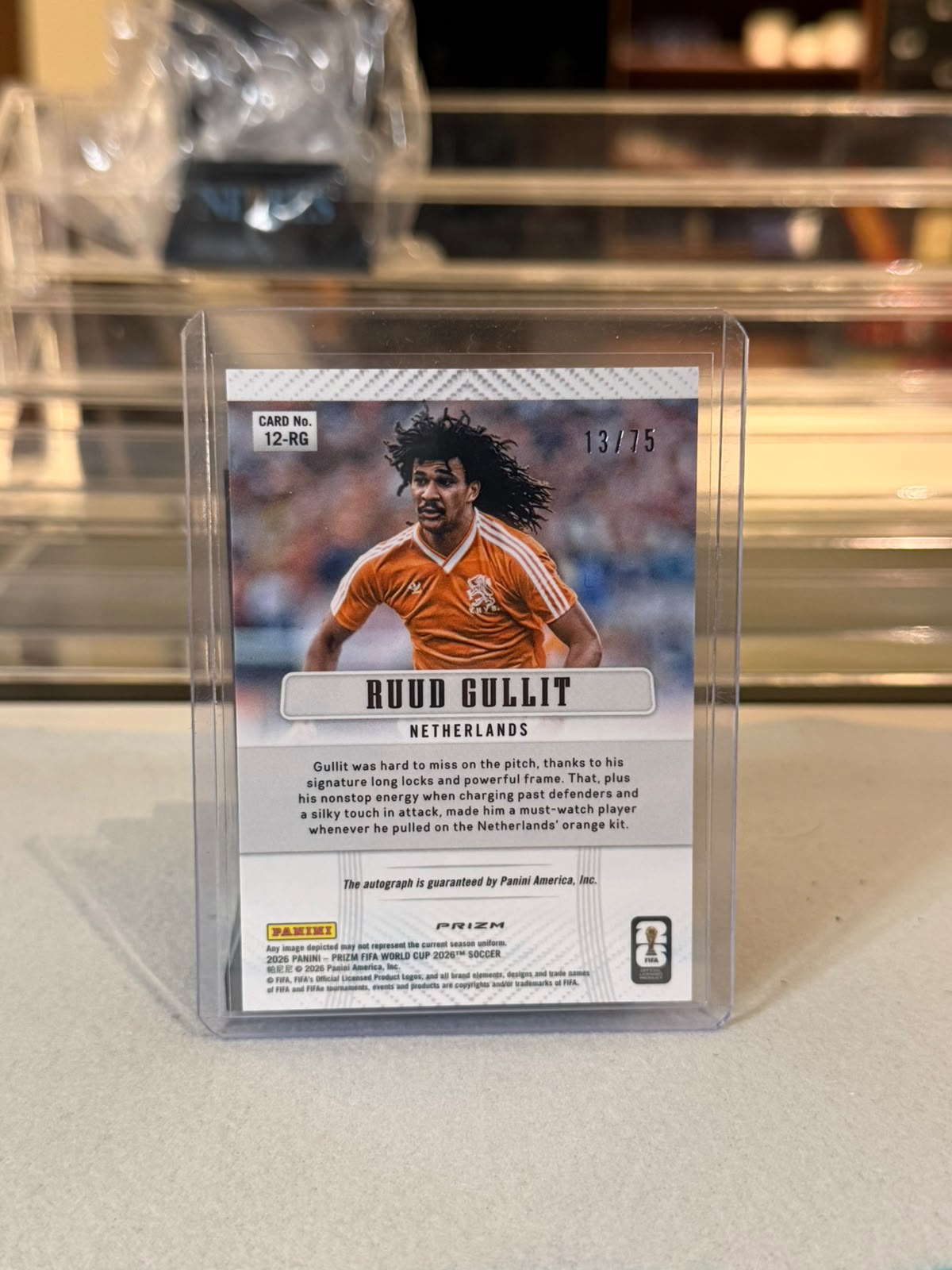 Ruud Gullit - back