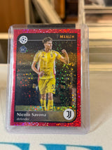 Nicolò Savona front - 2024/25 Topps Merlin Collections UEFA Champions League 3/5