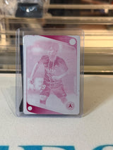 Kang-in Lee Paris Saint-Germain Topps UEFA Club Competitions genuine Magenta printing plate 1 of 1 card image 1