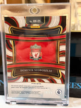 Dominik Szoboszlai 19/25 Prizm Autographed Memorabilia relic (AM-DS) – 2024-25 Panini Select Premier League Soccer, back