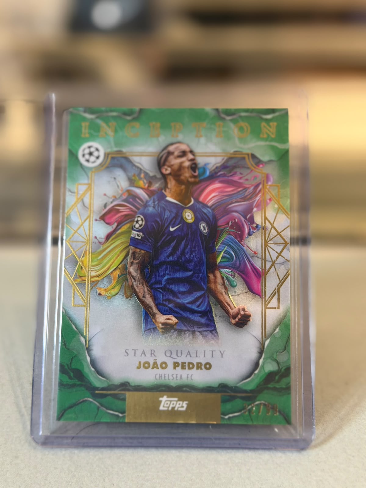 Joao Pedro Chelsea Topps Inception Star Quality card image A - C0000690