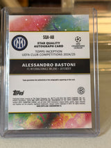 Alessandro Bastoni back - 2024/25 Topps Inception UEFA Club Competitions 08/75