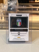 Nicolo Fagioli Italy Panini Noir Auto-Relic card image 2