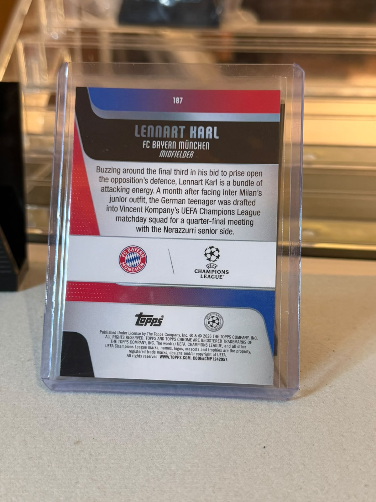 Lennart Karl silver refractor back
