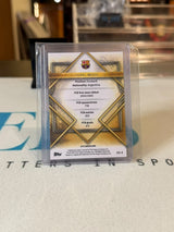 Lionel Messi 17/25 Gold Drip – 2024 Topps Gold Drip – FC Barcelona trading card, back